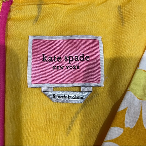 Kate Spade Daisy Poplin Vineyard  Midi Sundress - Picture 6 of 7